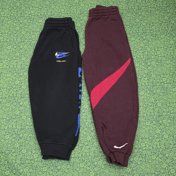 Nike Other - Nike Kids Black and Maroon Sweatpants Set